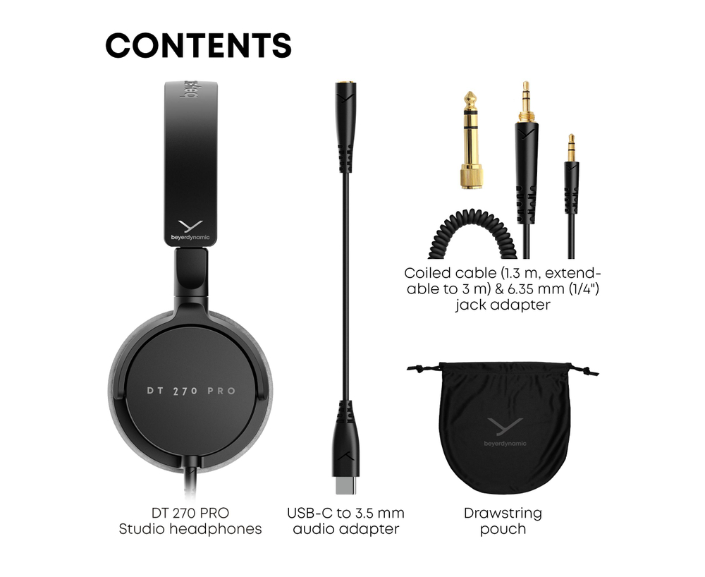 BEYERDYNAMIC DT 270 PRO закрытые студийные наушники