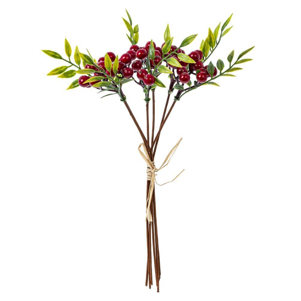 GAEM Ветки искусственные "Букет ягодный", L18 W18 H32 см