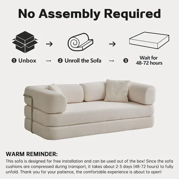 Диван TEDDY Prime, жемчужный