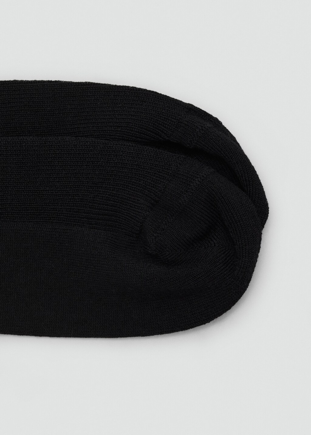 Хлопковые носки в рубчик