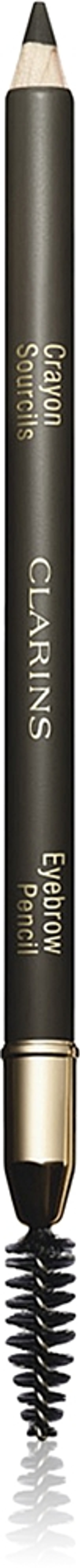 Clarins Eyebrow Crayon Sourcils - Карандаш для бровей с щеточкой оттенок 01 - Dark Brown, 1 g