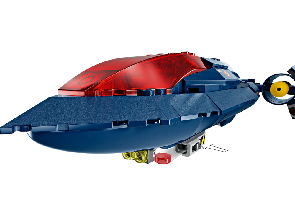 LEGO Super Heroes 76281 «Истребитель X-Jet Людей Икс» — культовый самолёт