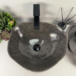 Раковина из речного камня RS-64889 45*39*15 0861