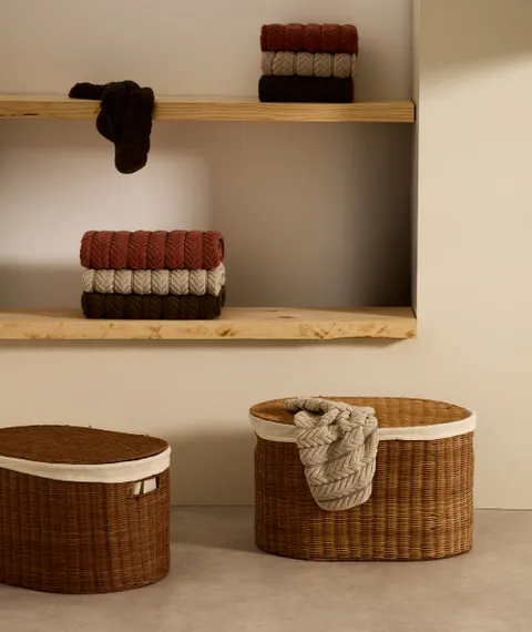 Набор из 2 корзин Indali из ротанга Ø50 и Ø55 см