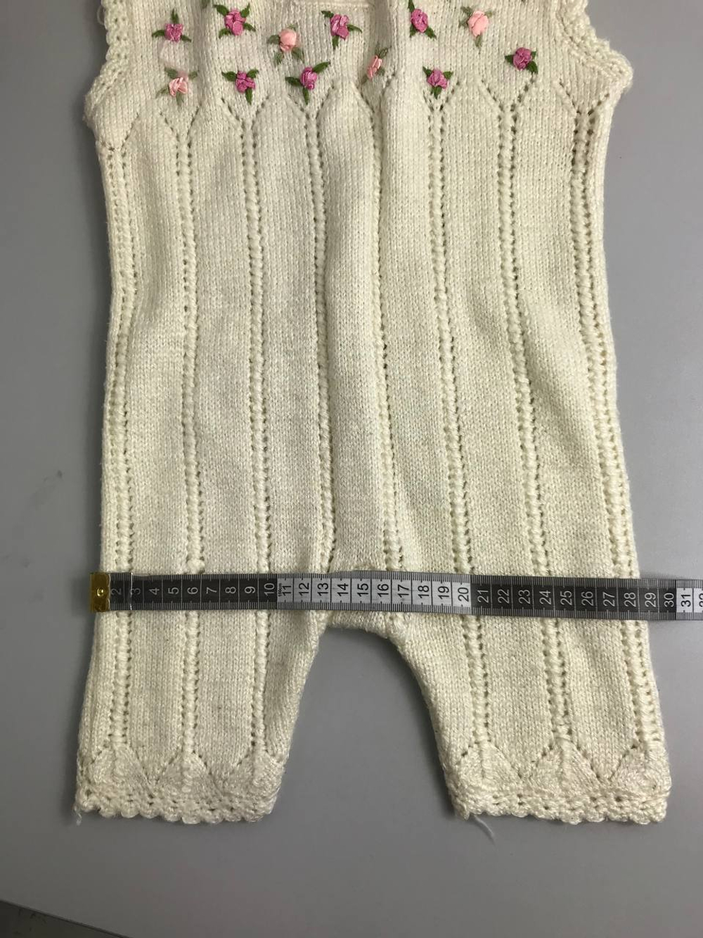 Костюм 2йка вязаный на 0-3 месяца
