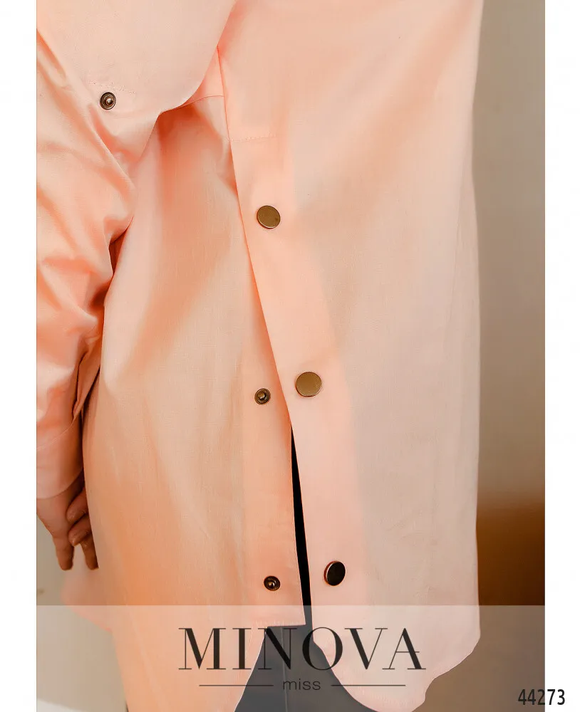 Рубашка 1079-пудровый Minova