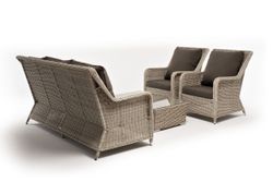 "Гляссе" лаунж-зона из искусственного ротанга, цвет бежевый