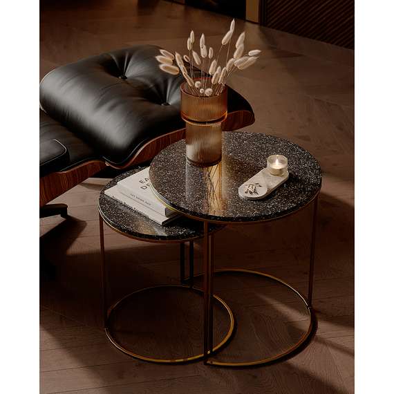 Набор столиков кофейных Hans, Ø40 см и Ø50 см