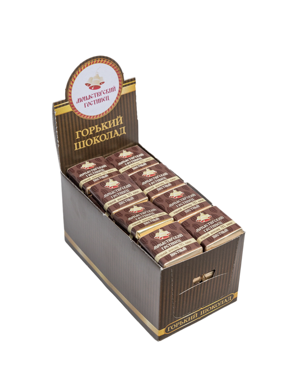 Шоколад Монастырский гостинец горький 72% какао 5 г