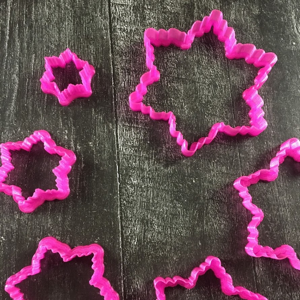 Набор снежинок №13 для 3D ёлки