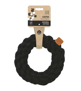 Игрушка для собак Кольцо черное 18см (хлопок) Mpets 10648208