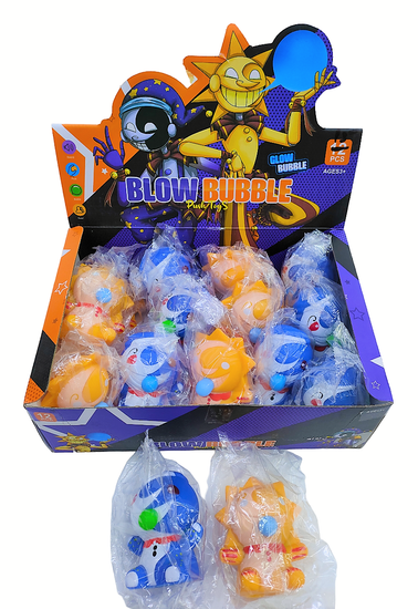 Игрушка антистресс надуй пузырь " Луна и Солнце " , 8 см