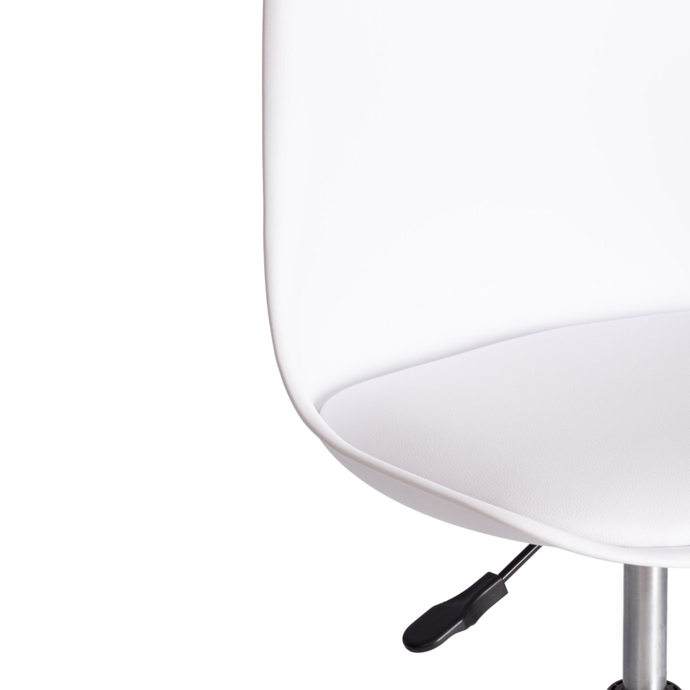 Офисное кресло TULIP (mod.106-1) металл/пластик/PU, 58 x 47 x 97см, White (белый) / Chrome (хром)