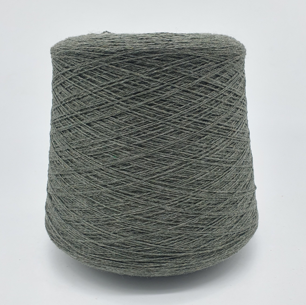 Пряжа Loro Piana Coarsehair 2/11 (100% кашемир),550м/100гр, зеленая листва меланж