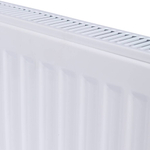 Радиатор панельный профильный ROMMER Compact тип 11 - 300x1000 мм (подкл.боковое, белый)