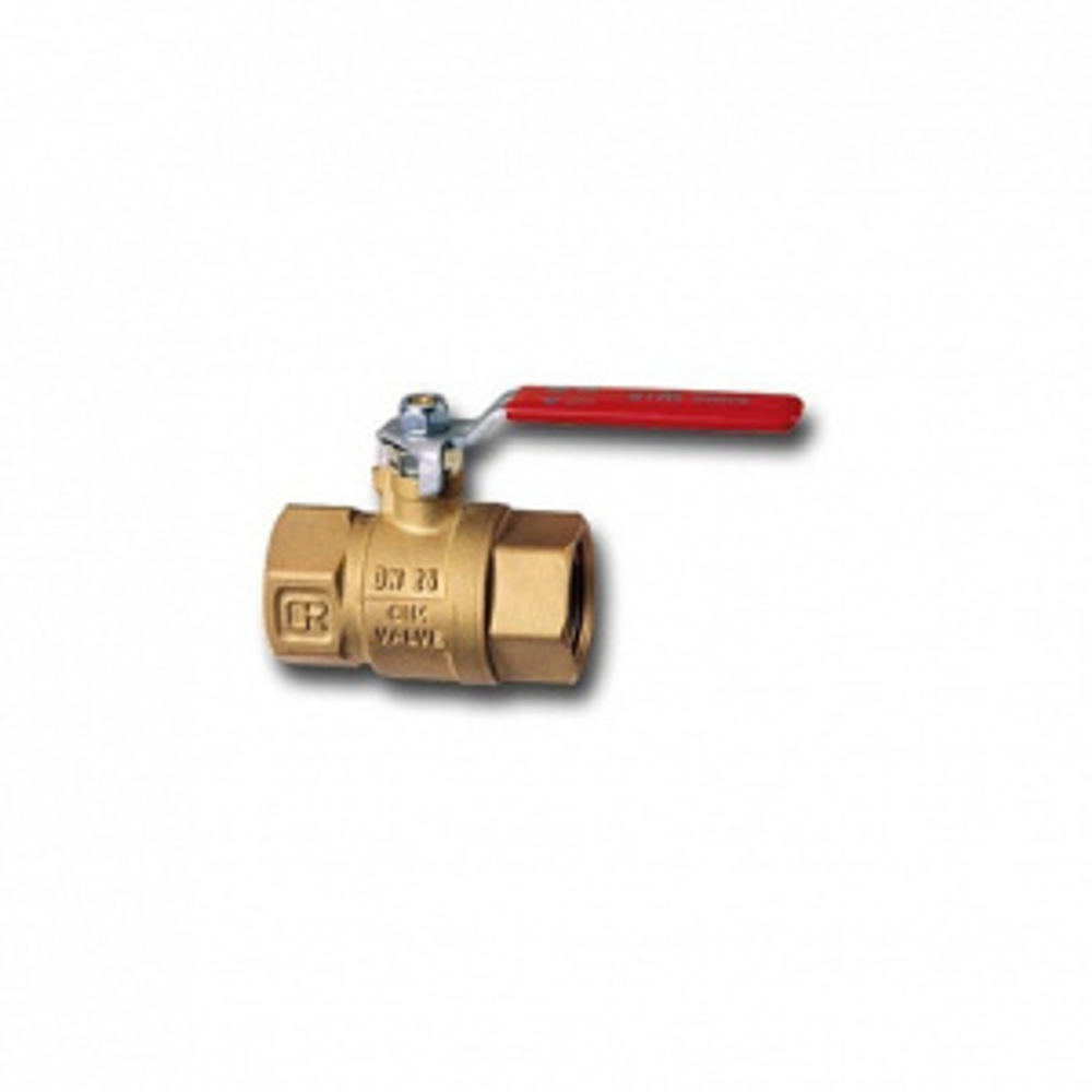 Кран шаровой 11CR 3/8" серии Т12 корроз.латунь полнопроходной PN80 BB плоский рычаг