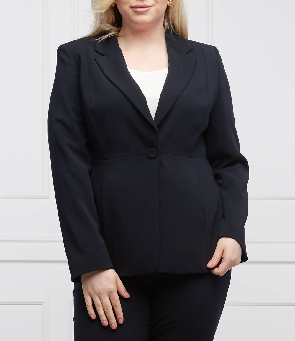 пиджак carla plus size Persona by Marina Rinaldi - темно-синий(1041132)