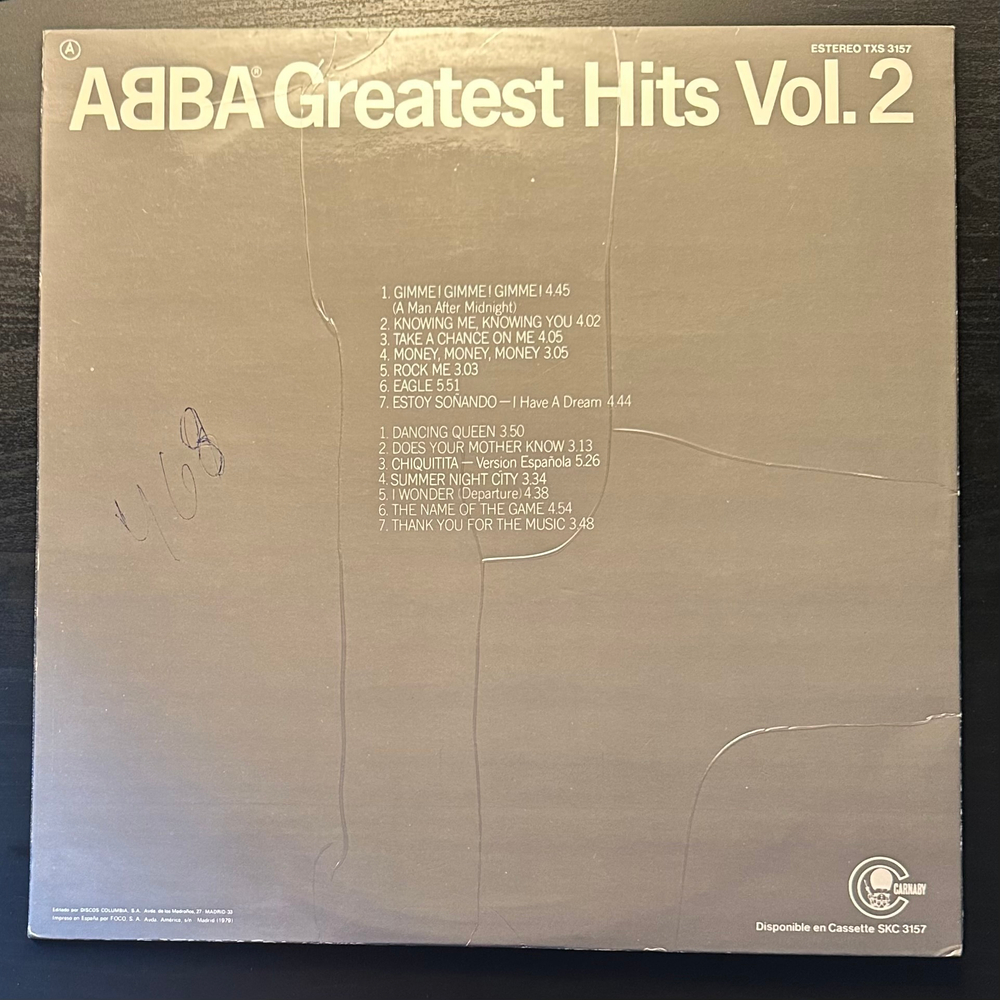 ABBA - Grandes Exitos Vol. 2 (Испания 1979г.)