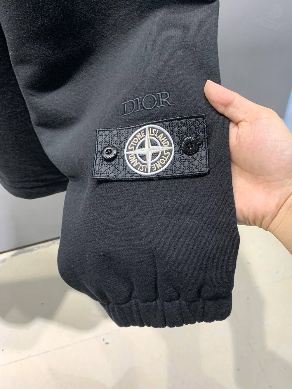 Толстовка Christian Dior x Stone Island