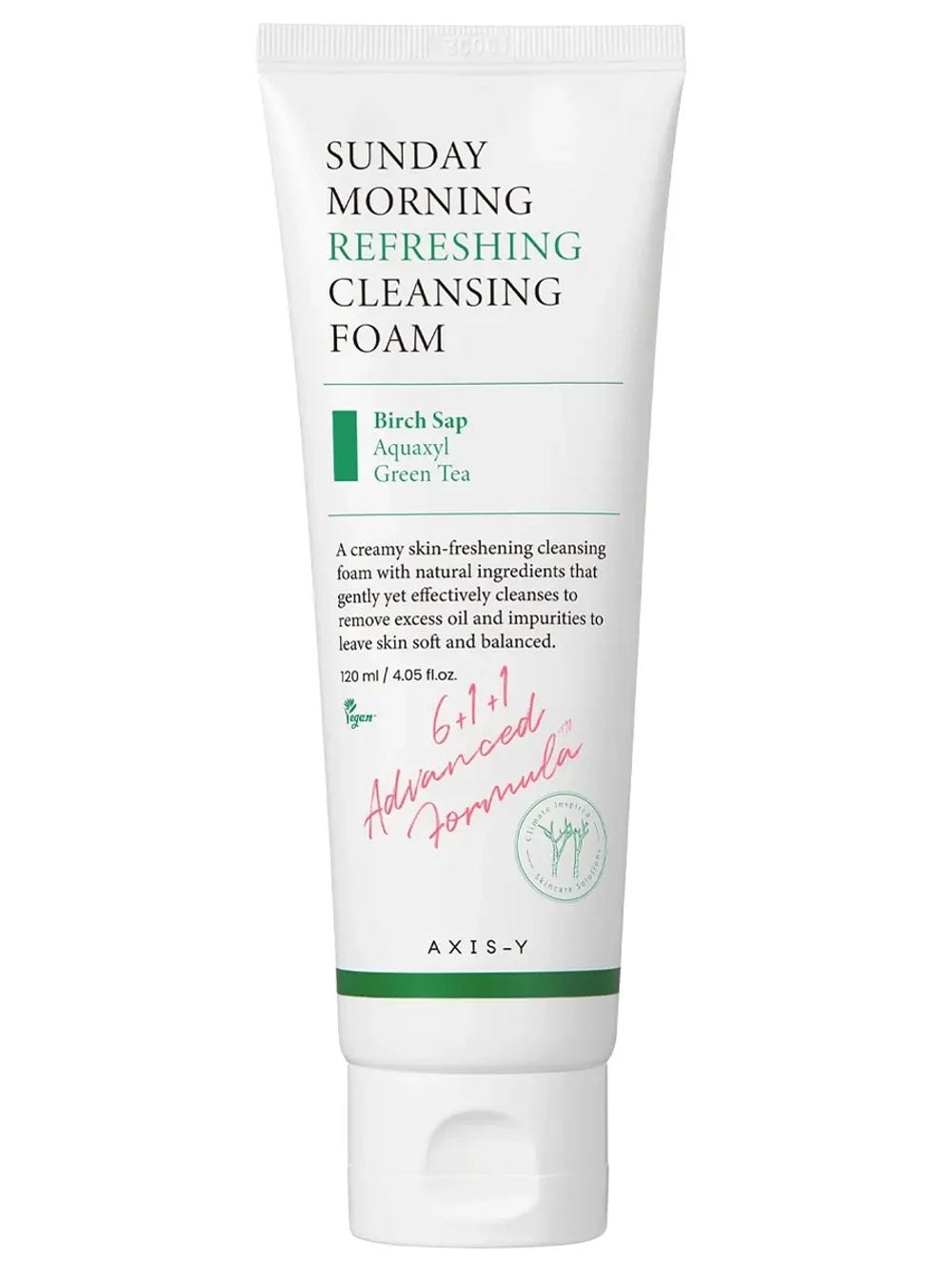 Axis-y Увлажняющая пенка для умывания Sunday Morning Refreshing Cleansing Foam 120 мл