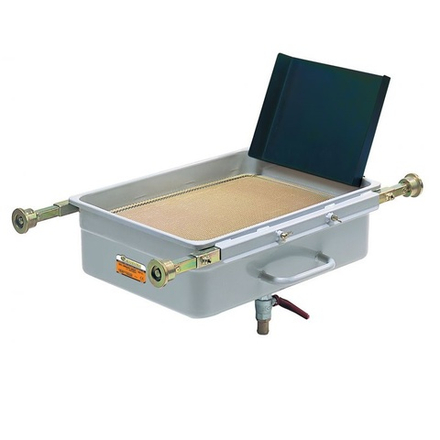 Ванна 65 л. для слива отработанного масла на яме с быстроразъемным соединением, ECODORA (Италия)