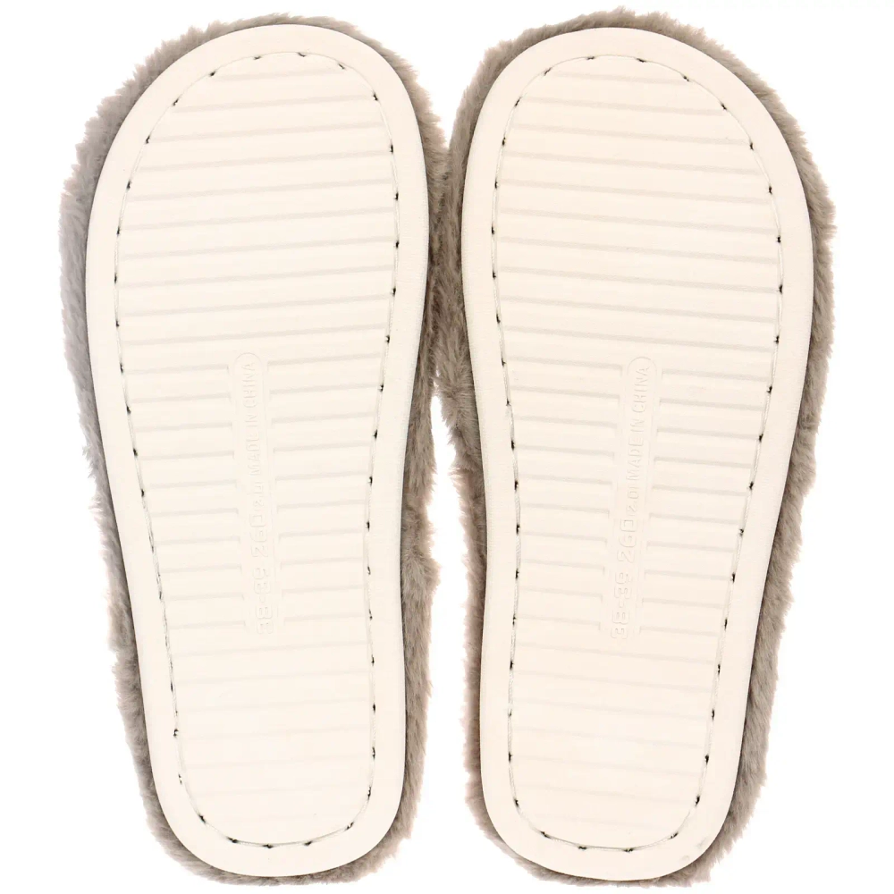 Тапочки женские домашние «HOME», цвет капучино, р-р 38-39