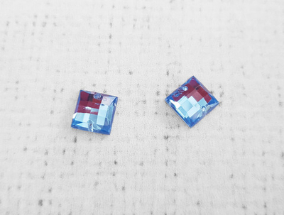 Стразы пришивные акрил, р. 0,8х0,8 см