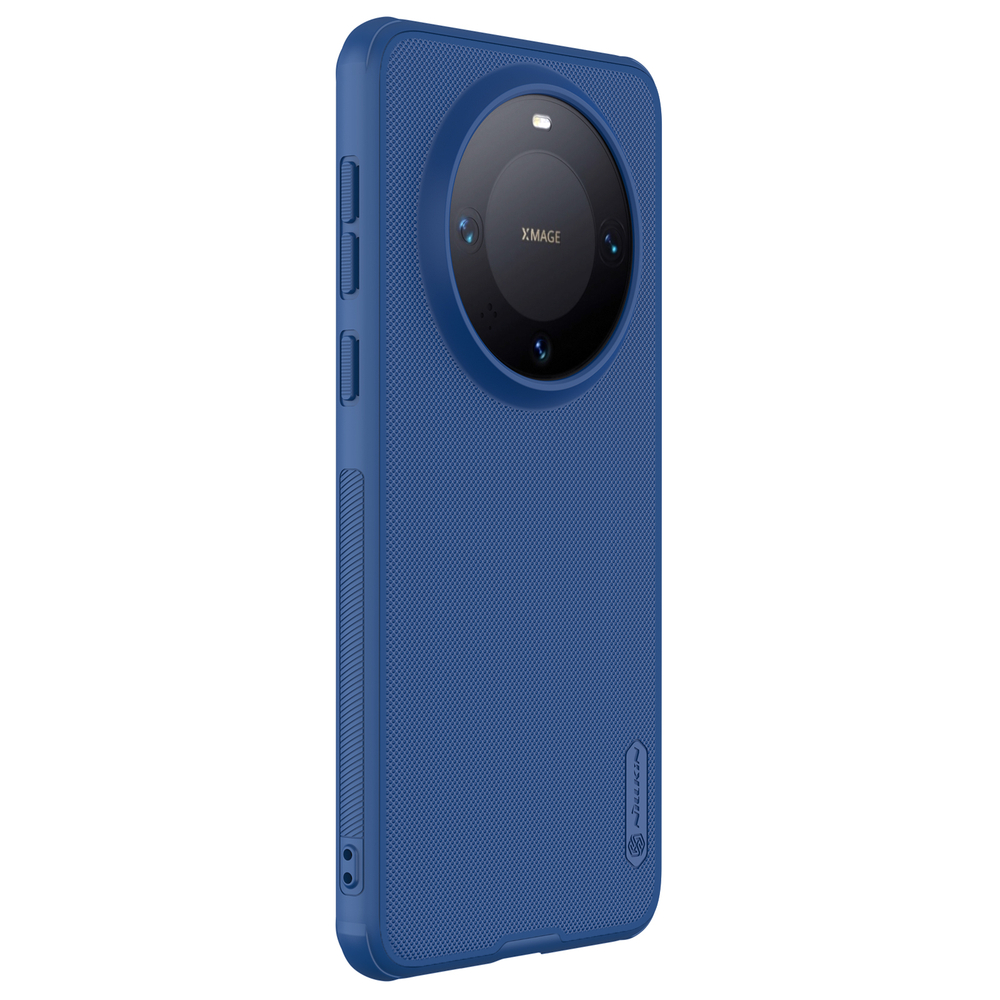 Усиленный чехол синего цвета от Nillkin для смартфона Huawei Mate 60, серия Super Frosted Shield Pro
