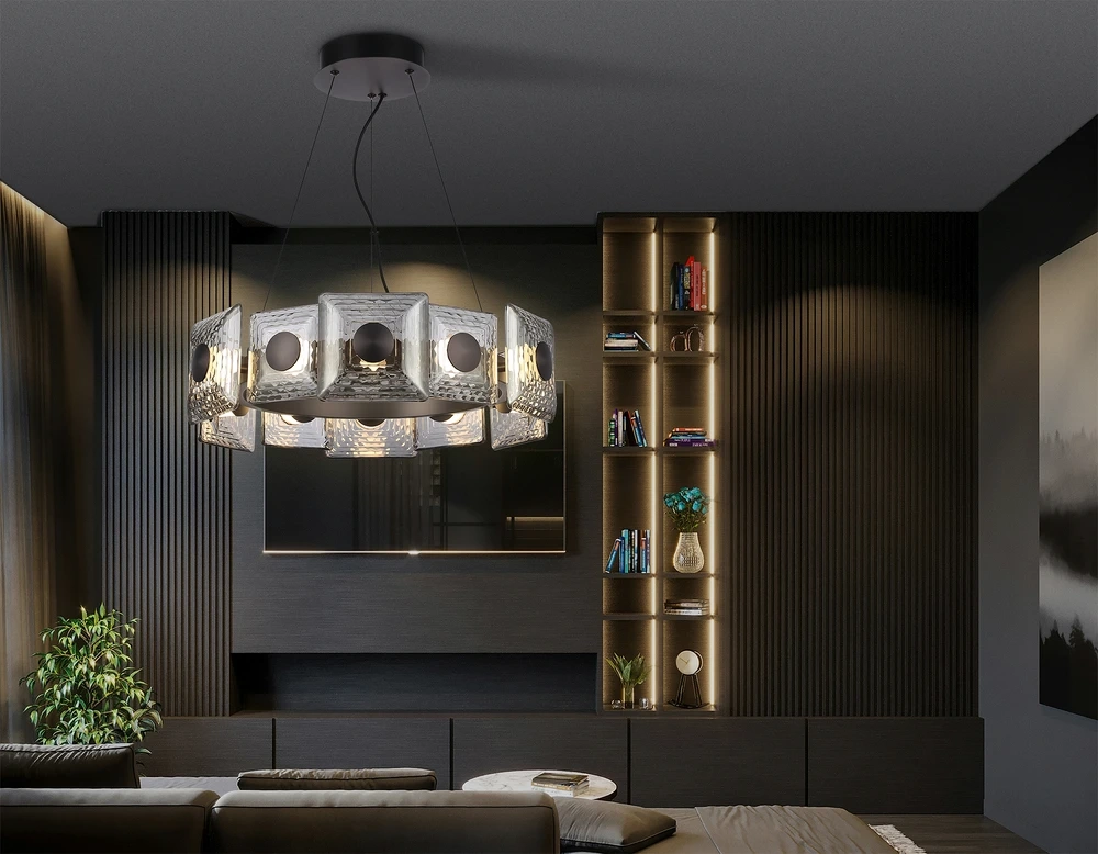 Подвесная люстра Ambrella light CRYSTAL LH31024