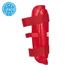 SPP-2124w Защита голени PANTHER WAKO APPROVED красная