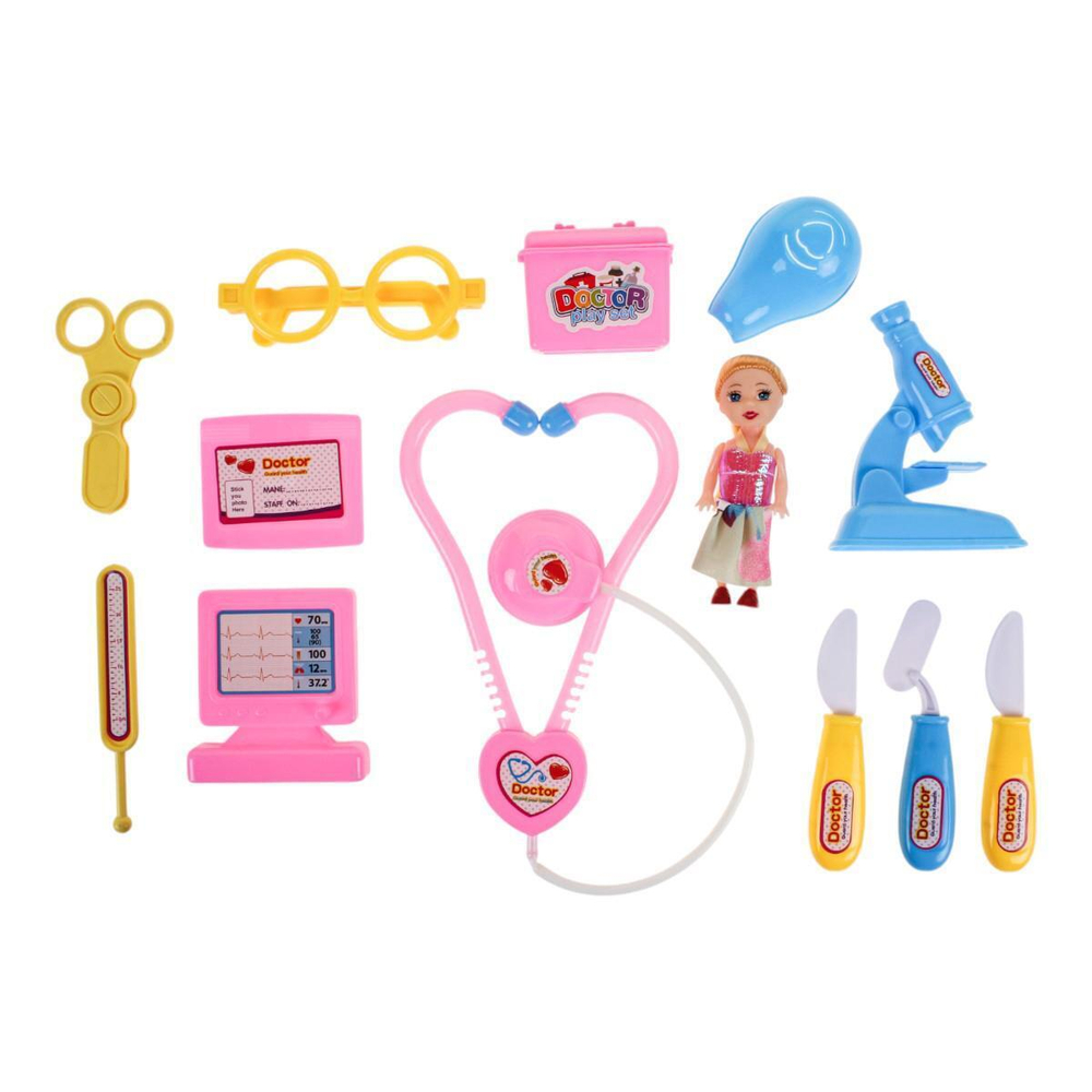 Набор Доктора, розовый, блистер M505-16