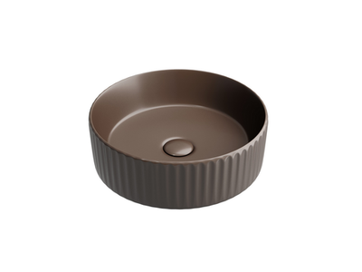 Умывальник чаша накладная круглая (цвет Темно-x