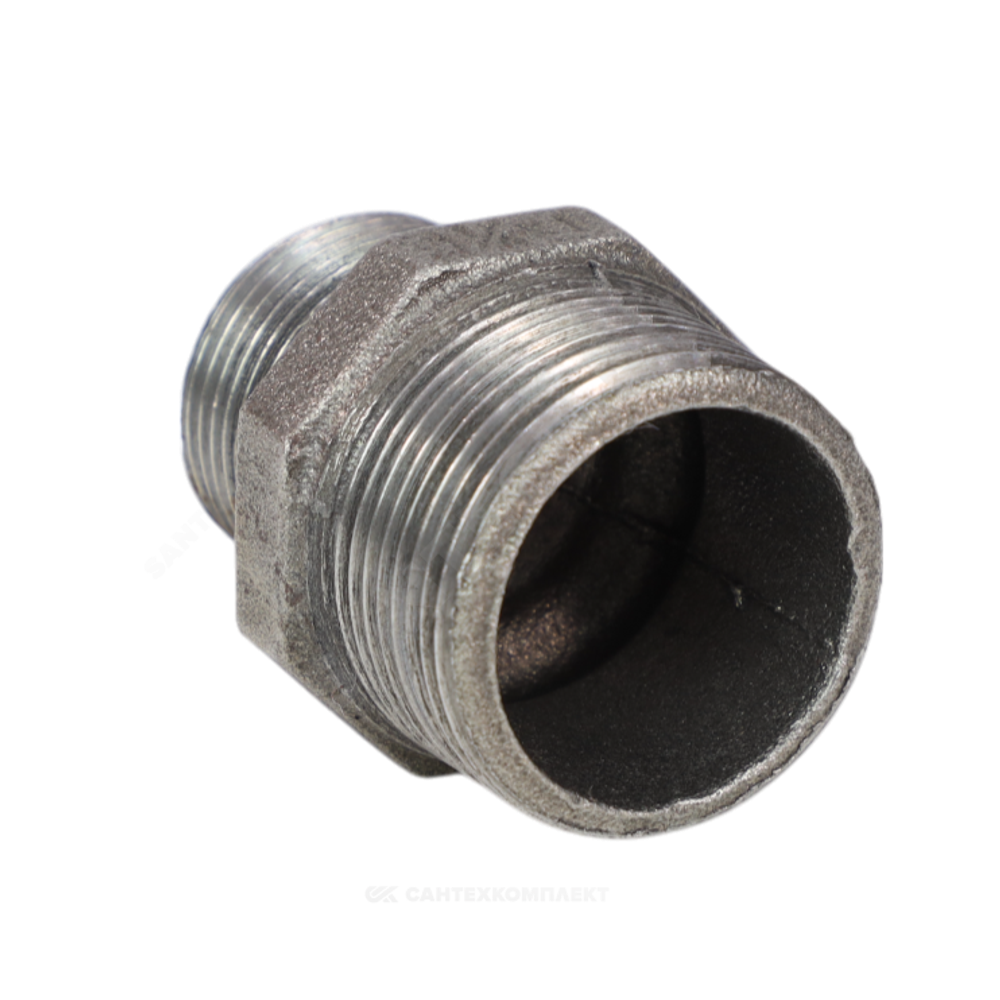 Ниппель переходной чугун Ду 50х15 (2"х1/2") НР Fittex PLUS