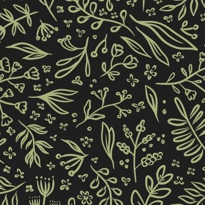 Зелень на чёрном 4.