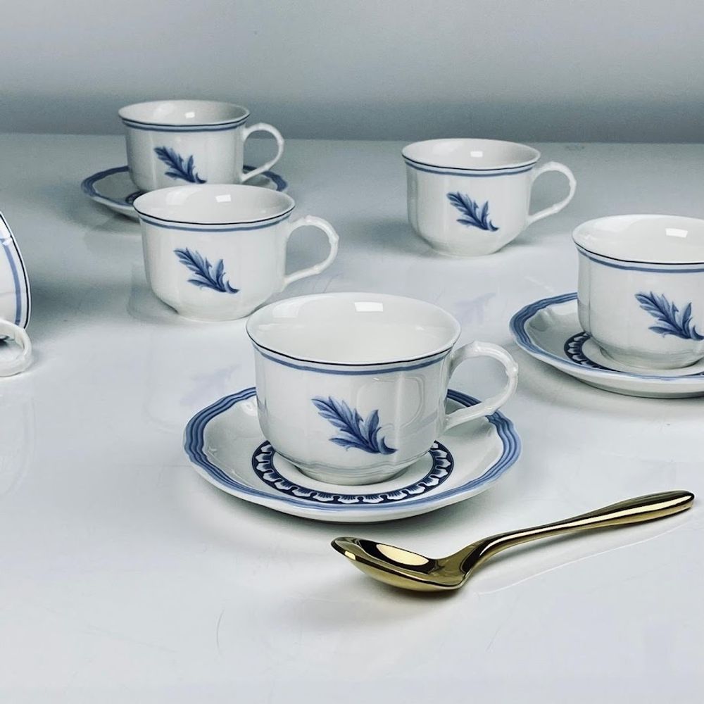 Lenardi 305-269 Кофейный набор 12пр.120мл АНДОРРА в под.уп.(х12)Фарфор