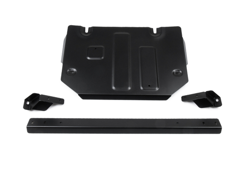 Защита РК АвтоБроня для Great Wall Poer King Kong МКПП 4WD 2023-н.в./Haval H5 III поколение АКПП 4WD 2024-н.в., рынок РФ, сталь 1.8 мм, с крепежом, штампованная, 111.02029.1