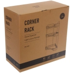 Полка для ванны угловая тройная «Фреш»прозрачная 25,7х44,5х25,7см