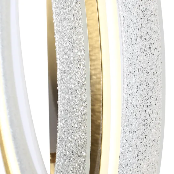 SL6245.212.01 Светильник потолочный ST-Luce золотистый/Прозрачный LED 1*40W 4000K FAGY