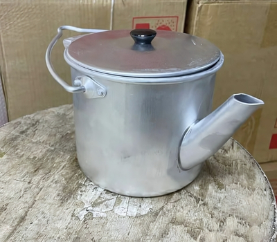 Чайник для плиты (газовой и электрической) 1,7 л алюминиевый травленный