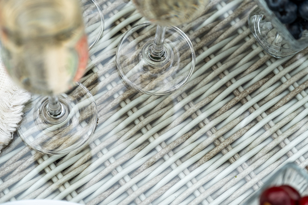 "Неаполь" обеденная группа плетеная из искусственного ротанга, цвет соломенный