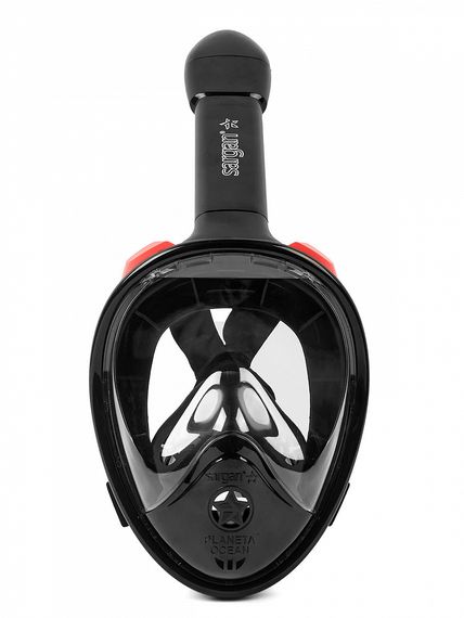 Маска полнолицевая Sargan Планета океан 2.0 черный/черный/красный