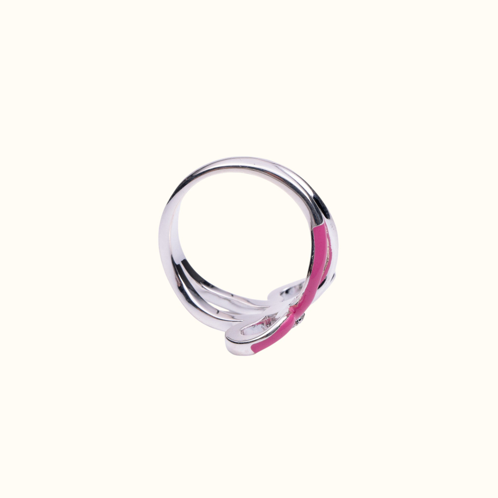 Кольцо Bloom Pink