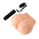 Мастурбатор (тугие анус и вагина) 17х14см с вибрацией ToyFa Juicy Pussy 893013