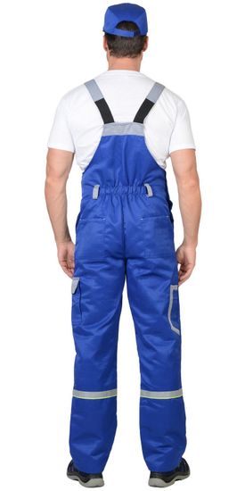 Костюм "Сириус-Практик" полукомбинезон (василек/с.серый)