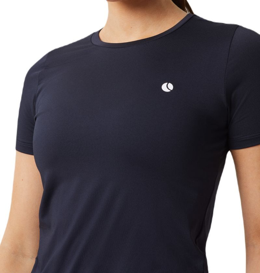 Женская теннисная футболка Björn Borg Ace Slim T-Shirt - небесный