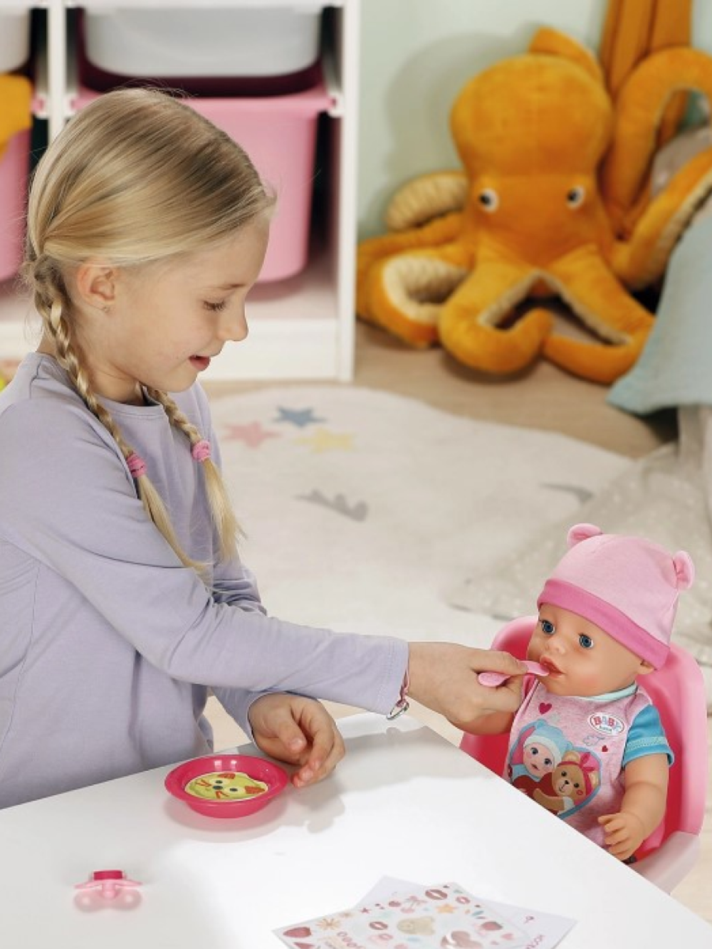 Интерактивная кукла Эмма с магическими глазками 43 см Беби Борн 42482