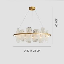 Кольцевая Люстра Staffan D80 By Imperiumloft