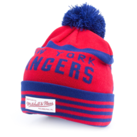 Шапка M&N NYR красный/синий