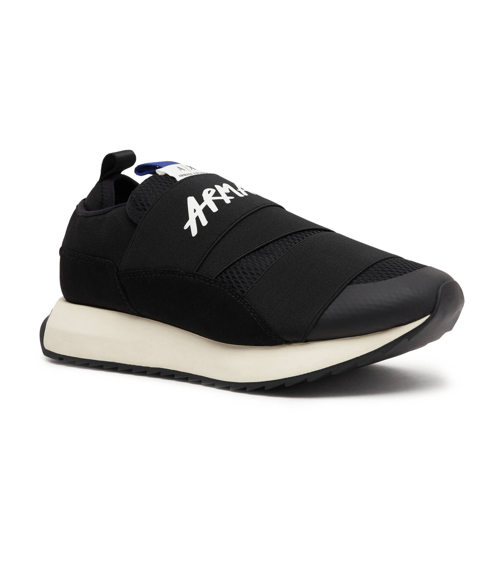 Кроссовки ENGLISH Armani Exchange - черный(XUX184 XV771)