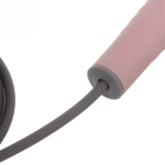 Скакалка утяжеленная RICHO RQ-JR-SG03, 3 м, ручка 132 мм, грузы 2х100 гр, розовый